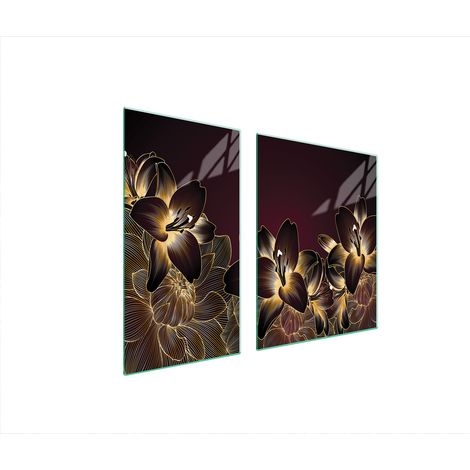 PLACA PROTECTORA DE VIDRIO PARA ESTUFA 90x52 ORQUÍDEA (1/5)