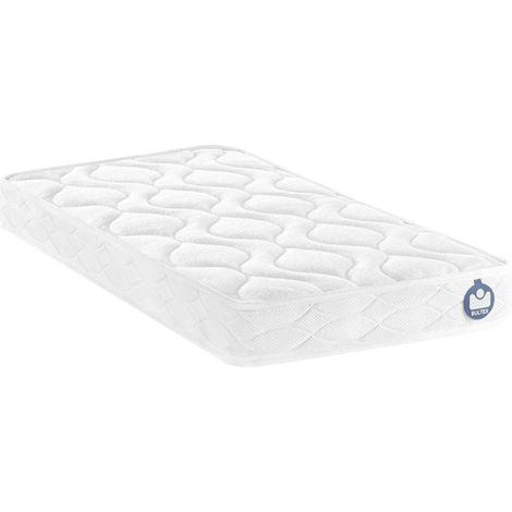 Matelas bébé 60x120 cm – Fermeté ferme – Mousse Bultex nano – Traitement anti-acariens et antibactérien – Fabrication française (1/5)
