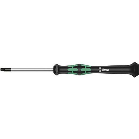 Wera 05118050001 2067 Tournevis electronicien TORX BO, TX 10 x 60 mm, Noir/vert (1/5)