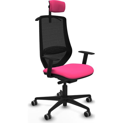 Piqueras y Crespo Mardos Silla de Oficina Rosa Confortable (1/3)