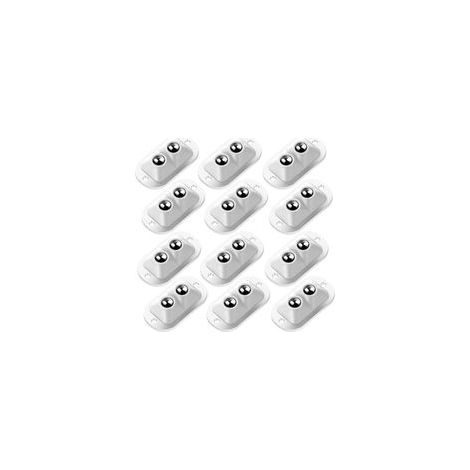 12 pcs roulettes pivotantes 360 Petits Rouleaux à Billes en Caoutchouc Auto adhésifs pour Meubles,appareils de Cuisine,Mini roulettes pour Meubles (1/5)