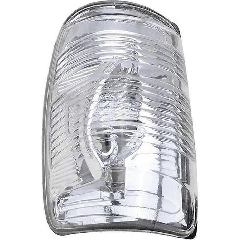 Cache clignotant blanc pour rétroviseur intérieur (sans ampoules) compatible avec Ford Transit MK8 2014-2019 - Accessoires auto
