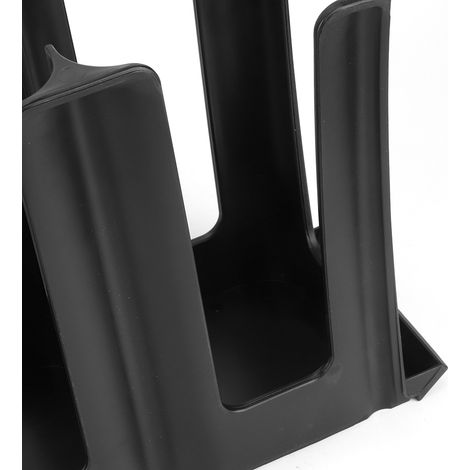 Support à tasses 4 compartiments pour café, thé, lait - Rangement organisé pour gobelets jetables - Étagère de comptoir de bar