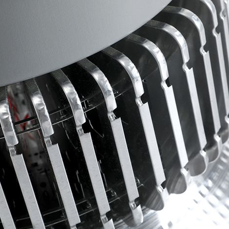 LED-Hallenleuchte aus rostfreiem Aluminium, hohe Helligkeit, inklusive Tragekette für Lagerhallen, isolierter Treiber, 150 W (1/5)