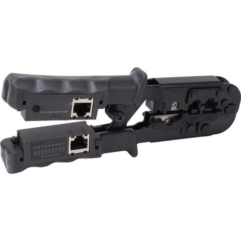 Pince à sertir à cliquet pour câbles de données modulaires, dénudeur et coupe-fils 4P 6P 8P RJ45 RJ11 RJ12, outil de test (1/5)