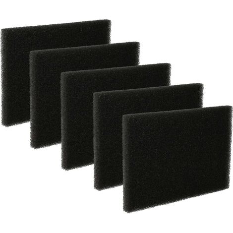 vhbw 5x filtro di spugna sostituisce 8996680908010, 899668090800/2, 899668090801/0, 900084411/9, 9000844119, 8996680908002 per aspirapolvere