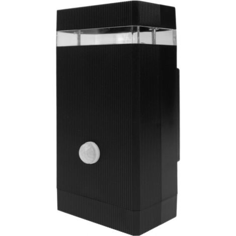 Applique extérieure PIR noire GU10 15W Ecolight OE-1CP (1/3)