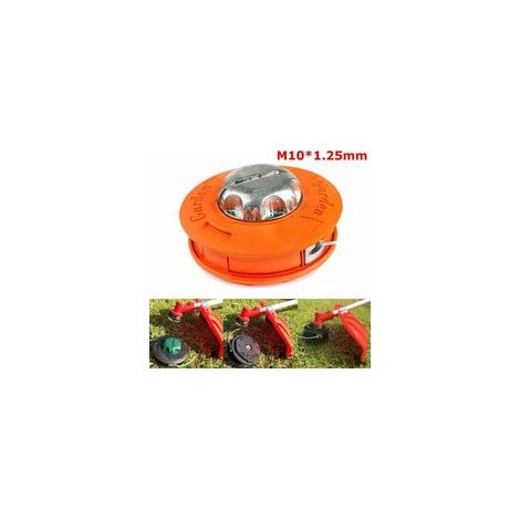 Bobine Fil Tete debroussailleuse Universelle M10 X 1,25 avec 2,4mm x 15m Fil Nylon