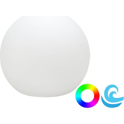 BULY 30 cm Bola de luz decorativa de alta resistencia. Carga solar y luz LED RGB. Fabricado en España (1/5)