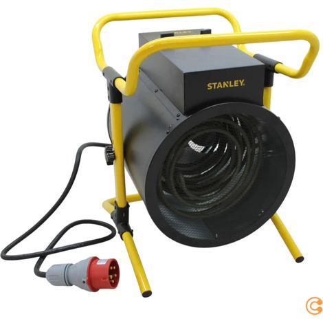 [NEUWERTIG] B-Ware Stanley Heizlüfter Heizer Lüfter Werkstatt Kompakt Wärme Schwarz/Gelb 90m²