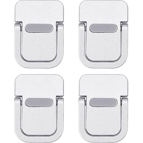 Silberne Computerständer, unsichtbarer Laptopständer, Mini-Computer-Kühlständer, Tastaturauflage, rutschfeste Laptopunterlage.