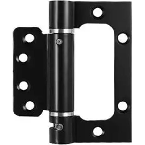 1Pcs Invisible Door Buffer Automatic Closing Door Parent Hinge No Slotting Self Spring Hinge Door Closer Black 4inch (1/5)