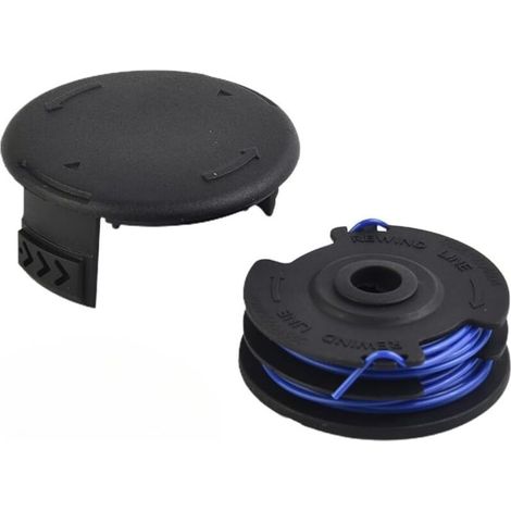 – Paquete de 5 carretes de repuesto para cortacésped Allister MGTP430 – Nylon de alta calidad – Compatible con GT2836 GT3037 MGTP600 – Instalación rápida (1/5)