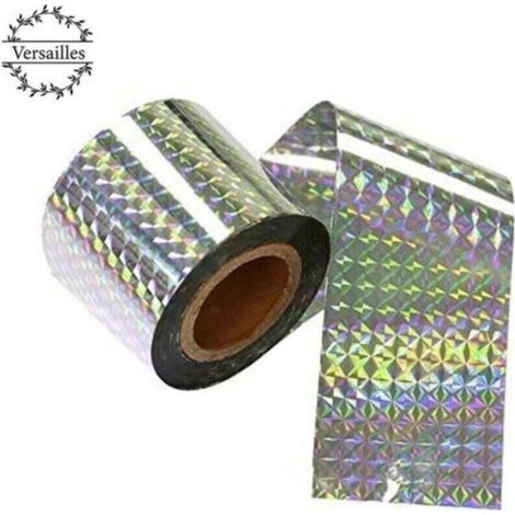Ruban anti-oiseaux 4,8 cm 80 m Ruban anti-pigeons double face Ruban anti-oiseaux double face Ruban holographique brillant pour effrayer les oiseaux (1/4)