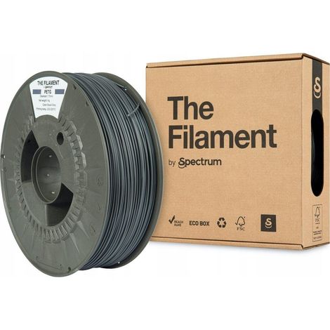 Filamento spectrum PETG 1,75 mm alta resistencia gris (1/2)
