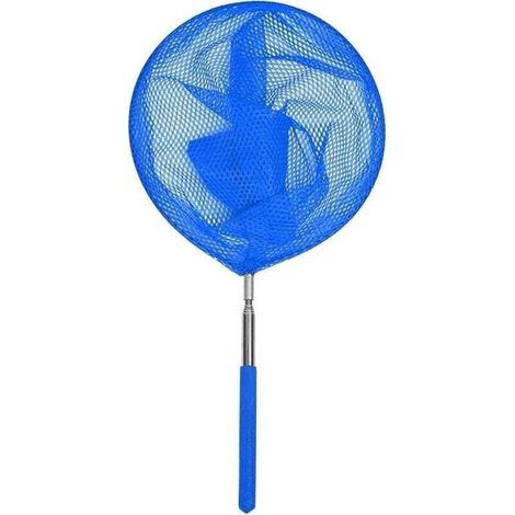 UlisemFilet d'épuisette télescopique pour piscine Filet de nettoyage en acier inoxydable Épuisette télescopique pour bassin avec poteau télescopique pour femmes, hommes et (1/4)