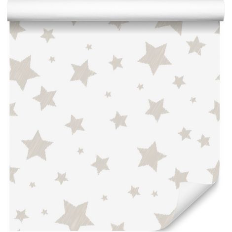 Bella carta da parati con stelle luminose per soggiorno e camera da letto, 50x1000 cm (1/5)
