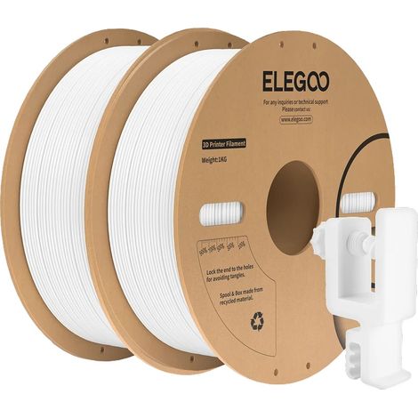 3D-Druckfilament, Polycarbonatmaterial, hohe Schlagfestigkeit, 2KG Weiß (1/2)