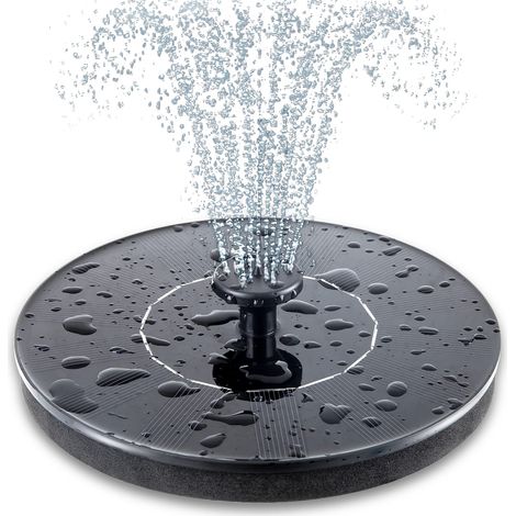 Pompe à fontaine Solvatten, 1,4 W, avec 6 buses, flottante pour bain d'oiseaux, bassin, piscine, extérieur (1/5)
