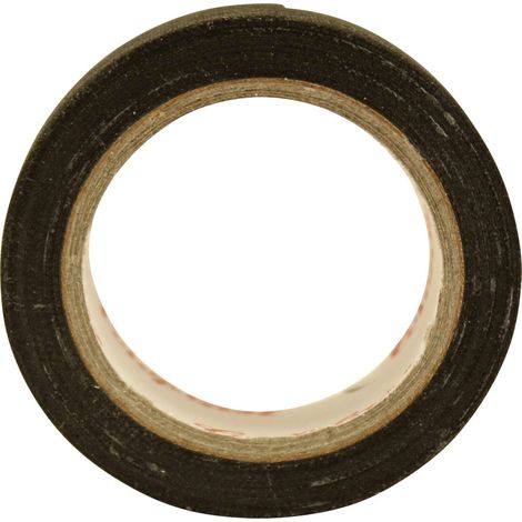 COROPLAST Gewebe-Klebeband 0,28x19mm 2,5m schwarz Montageband