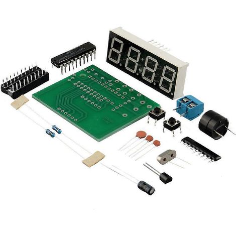 4-stelliger digitaler elektronischer Uhrenbausatz, Mikrocontroller-Digitaluhr