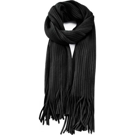 Écharpe tricotée en laine avec pompon, écharpe épaisse, couleur unie, douce, élégante, chaude pour l'hiver (1/5)