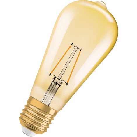 Ledvance Vintage 1906 Edison 2.5W, 2400K, E27, Gold, 4099854091339