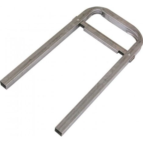 Mondelin – Étrier de coffrage 200 mm pour linteau et longrine – Assemblage boulonné tube carré 20 mm – Fabrication française