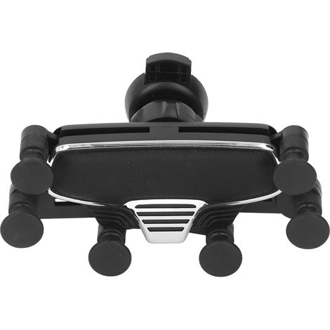 Support de téléphone portable pour voiture, fixation par gravité sur la grille d'aération, compatible avec iPhone