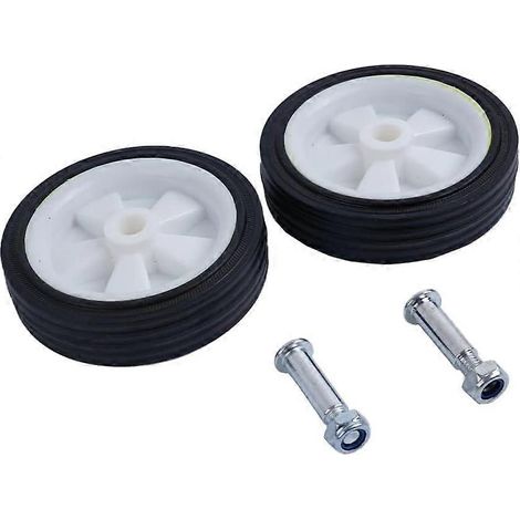 Lot de 2 roulettes pour compresseurs d'air, accessoires pour compresseurs d'air, roues de 14,8 cm, amortissant les chocs, antidérapantes, silencieuses et stables. (1/4)