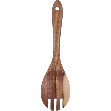Ustensiles de Table en Bois de Teck de Qualité Alimentaire pour Restaurant et Salade (1/5)