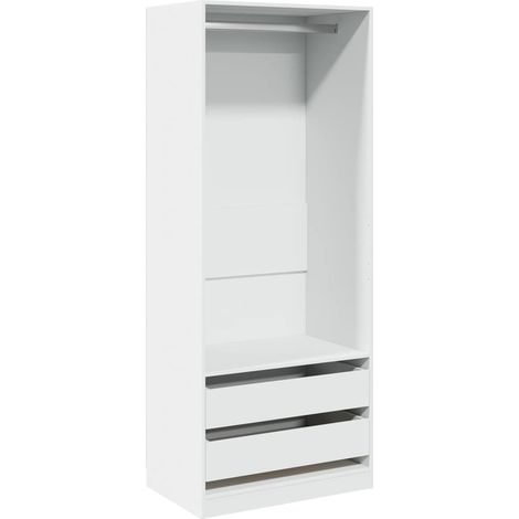 Maison Exclusive - Armadio Bianco 80x50x200 cm in Legno Multistrato