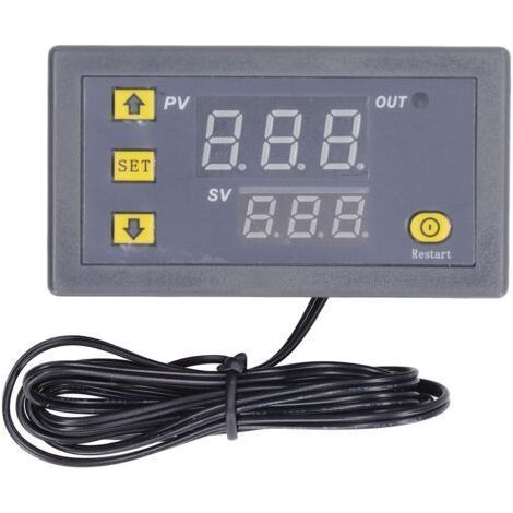 Eosnow Temperaturregelungsmodul, LED-Digitalanzeige, ABS-Gehäuse, Mini-Thermostat 110–220 V für Kühlschrank (1/5)
