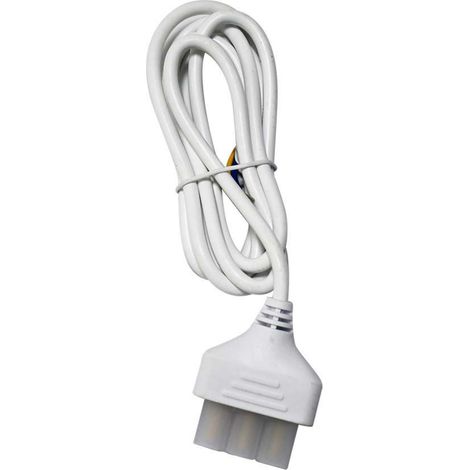 Cable de alimentación blanco V-TAC de 1,5 m para conectar luces LED de techo