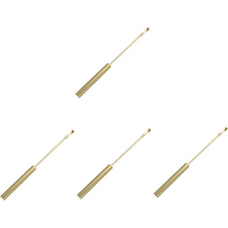 4 Pièces Horloge Pendule Partie Horloge Murale pièce d'horloge de cheminée Wall Clock pointeuse horaire Pendule de Remplacement d'horloge Pendule d'horloge Métal Golden (1/5)
