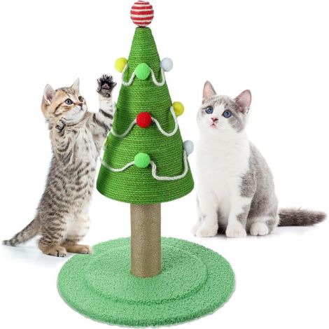 54 cm cat tree, large Christmas tree, natural sisal rope, toy for kittens and adult cats (1/5)