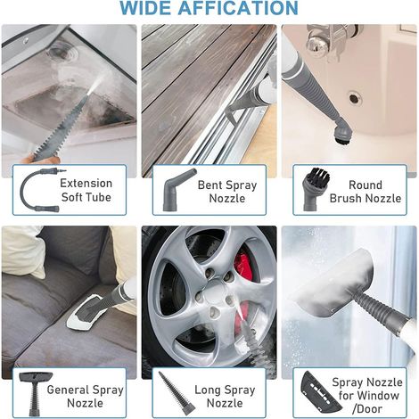 FLITI 1000W High Pressure Multi-Surface Portable Steam Cleaner for Home and Car, Chemical-Free, 400ml Tank (1/4)