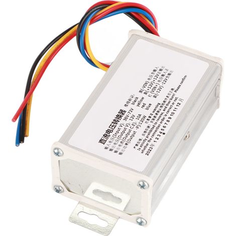 DC-Abwärtswandler-Netzteilmodul 36 V–72 V auf 12 V 10 A 120 W (1/5)