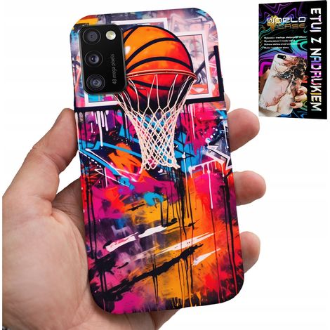 Custodia per Samsung Galaxy A41 - Basket NBA con graffiti di strada per tifosi (1/5)