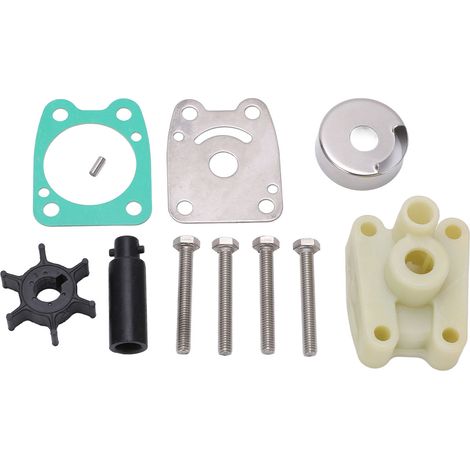 kit de réparation de turbine de pompe à eau hors-bord marine 6E0‑W0078‑A2‑00 pour moteurs 2 temps 4 et 5 CV (1/5)