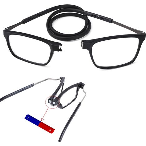 Lunettes de lecture magnétiques pour hommes ou femmes, Lecteurs d'ordinateur, Originales 1,5x (1/4)