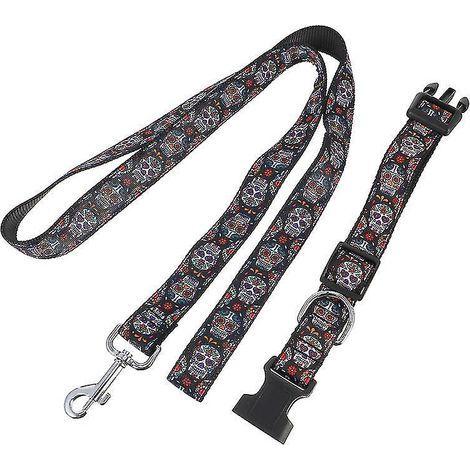 Lot de 2 colliers de traction pour chien, décorations d'Halloween (1/3)