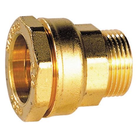 Sanitaire-Distribution – Raccord PE laiton mâle conique – Serrage extérieur M 32 – Joint NBR – Pour installations plomberie professionnelles (1/3)