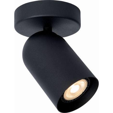 Faretto soffitto nero in metallo PUNCH Lucide 1xGU10 35W (1/5)
