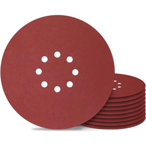 Schleifpapier 225mm Klett P400 8 Loch 10 Stück P400 10PCS (1/5)