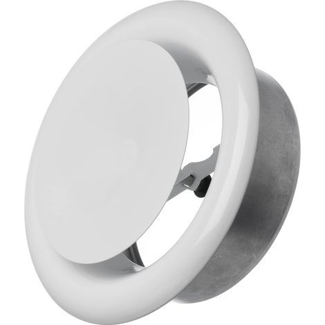 Ø 125mm Métal Diffuseur pour la Ventilation air d'admission - Grille D'aération - Vanne à Disque (1/5)