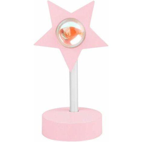 Lumières du Coucher du Soleil Veilleuse Projecteur USB LED Lampe 180 Degrés Rotation Rainbow Projection Lampe Lampe De Projection Coucher De Soleil (1/5)