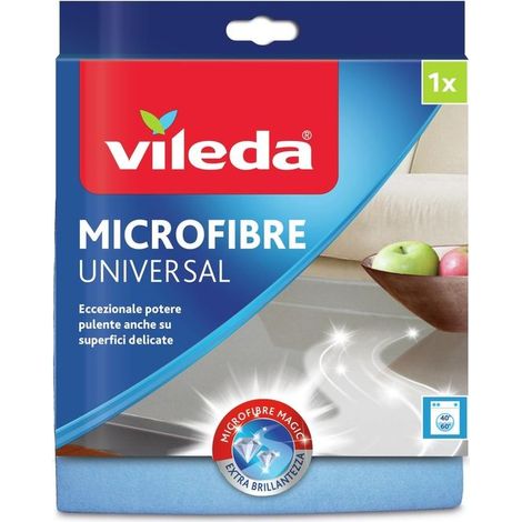 Vileda 139197 Chiffon de nettoyage Microfibre Bleu 1 pièce(s) (1/2)