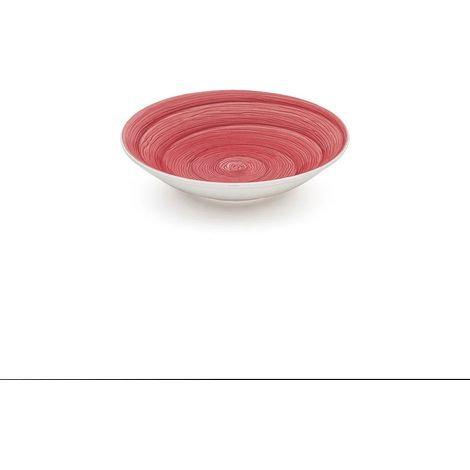 Tiefer Teller purple memento aus handbemalter Keramik Ø 23,5 cm