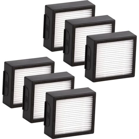 (6 pièces) Filtre HEPA de remplacement compatible avec l'aspirateur robot iRobot Roomba Combo J7+ plus/Combo j5+ Combo j9+ Kit d'accessoires de filtres HEPA 6 pièces (UNIQUEMENT POUR la série Combo J) (1/4)